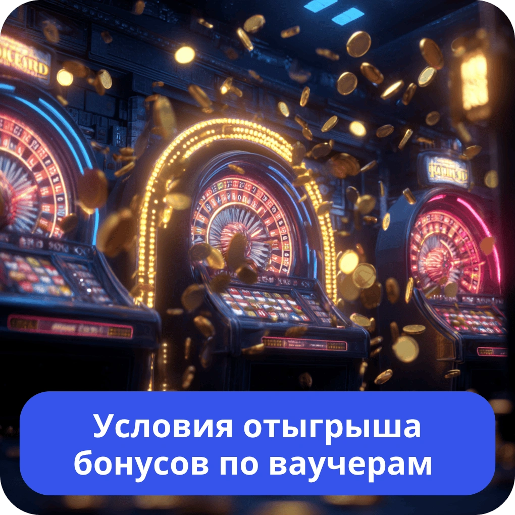 Условия отыгрыша бонусов по ваучерам